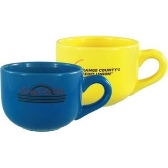 16 Oz. Ocean Blue or Yellow Latte Cup