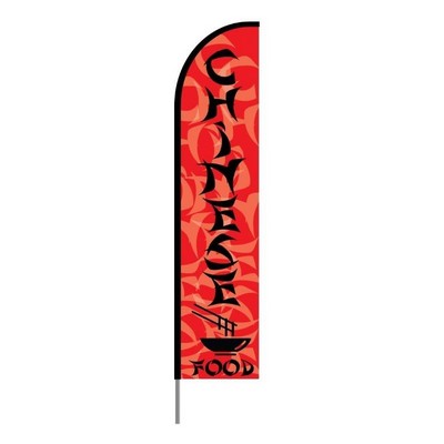 Type of Restaurant & Food Flags - Feather Banner - Chinese Food