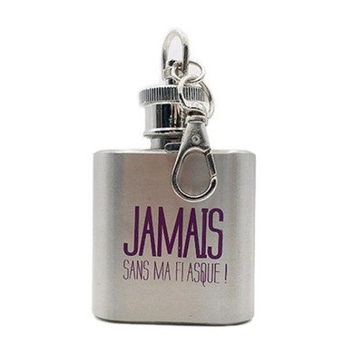 1 Oz. Mini Flask Keychain