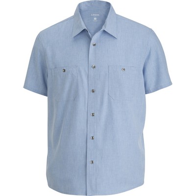 Men's Melange Ultra-Light Chambray Shirt