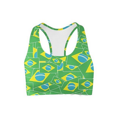 Custom Dye Sublimated Sports Bra - USA MADE