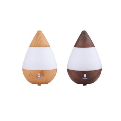 Wood Grain 7 Colorful Ultrasonic Aroma Diffuser Humidifier