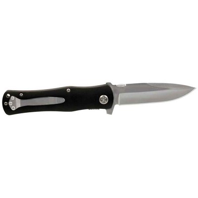 4 1/2" Black Bison River Anodized Aluminum Handle Knife