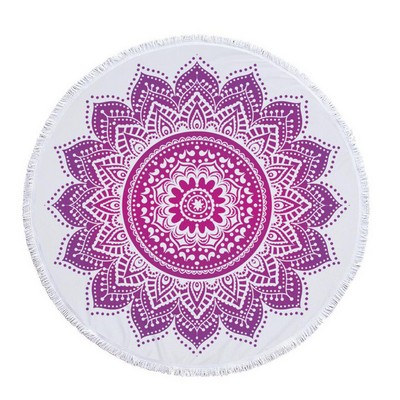 Superfine Fiber Round Beach Mat 9 inch-Diameter