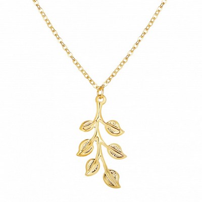 Gold Leaf Necklace