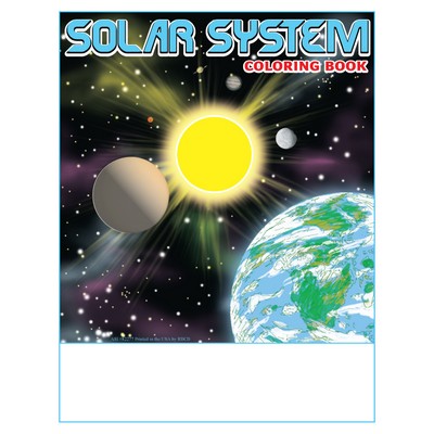 Solar System Imprintable Coloring and Activity Book