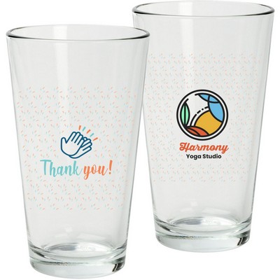 Full Color Wrap Pint Glass 16 Oz