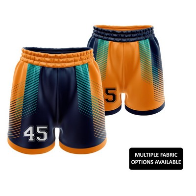 Women's Sublimation Reversible Basketball Shorts - Multiple Fabric Options