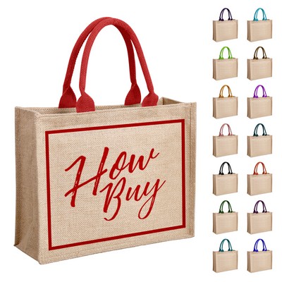 Jute Tote Bag