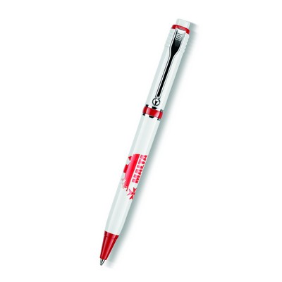 Monza MixnMatch Plastic Pen w/ Metal Clip Made in Italy