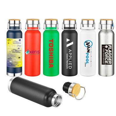 22 Oz. Double Wall Stainless Steel Water Bottle