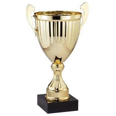 Gold Royal Trophy Cup 17 3/4" H