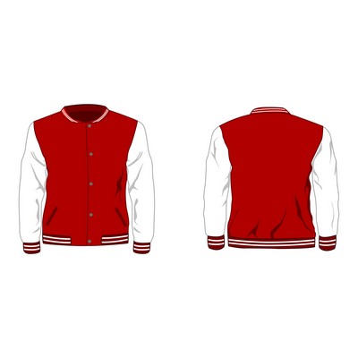 Varsity Jackets Full Customization Cotton-Poly blend, Applique, Embroidered artwork, Tackle twill