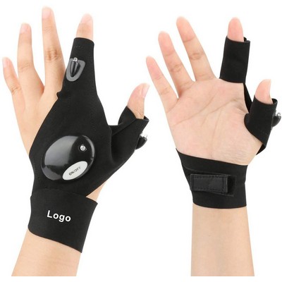 Outdoor Fishing Glove LED Flashlight