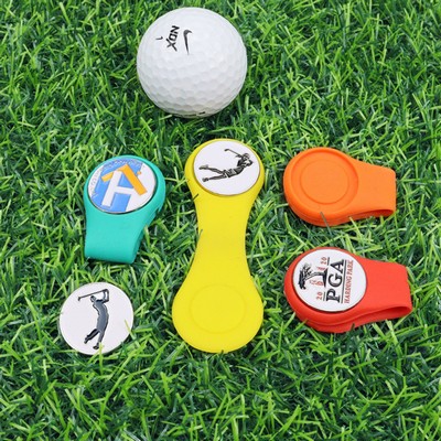 Magnetic Hat Clip with Golf Ball Marker