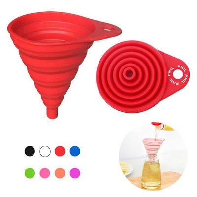 Food Grade Collapsible Silicone Funnel