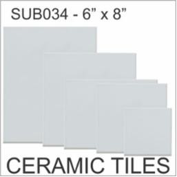 Sublimation Ceramic Tiles (6"x8")