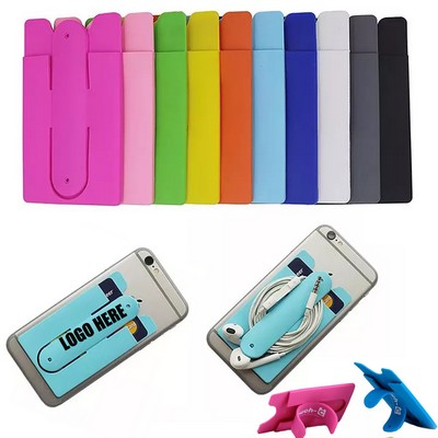 Silicone Phone Wallet Card Holder