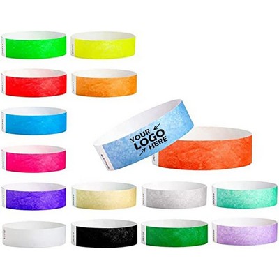 3/4" Custom Tyvek Wristbands for Events