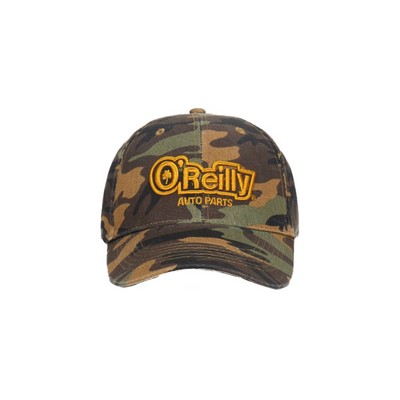 6 Panel Camo Baseball cap