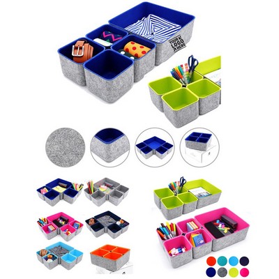 Office Drawer Storage Bins Set