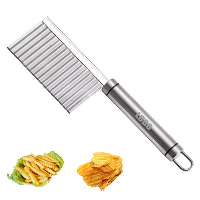 Crinkle Blade Wavy Slicer Cutter Knife