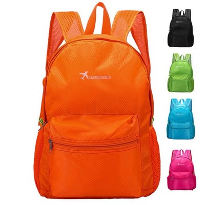 Ultralight Travel Backpack with Bottle Mesh Pocket