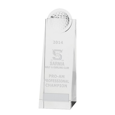 Golf Ball Wedge Trophy 8"