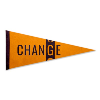 17"X40" Acrylic Stiff Felt Pennant without Pole