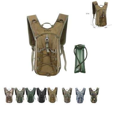 Tactical Backpack W/ 3L Water Bladder