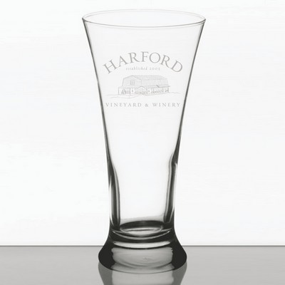 Deep Etched or Laser Engraved Libbey® 1242HT Flare 19.25 oz. Pilsner Glass