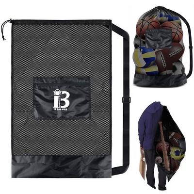 Extra Large Mesh Ball Drawstring Bag