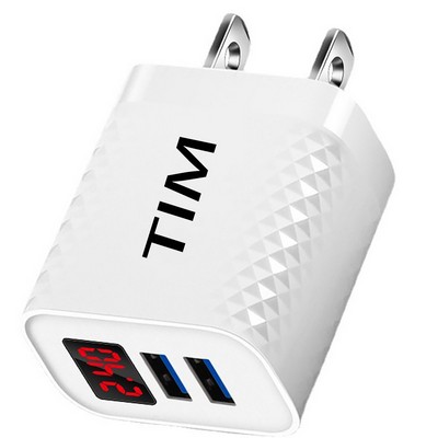 Wall Charger Two-Port Intelligent Digital Display