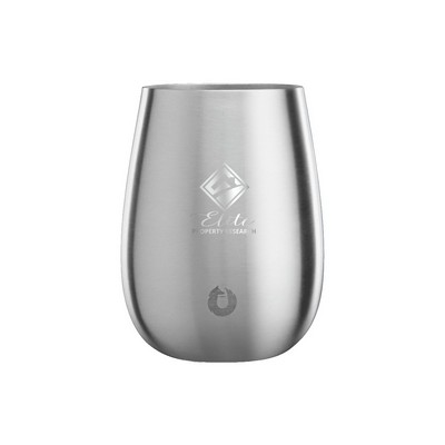 Snowfox® 13 Oz. Stemless Wine Standard Tumbler (Laser Engraved)