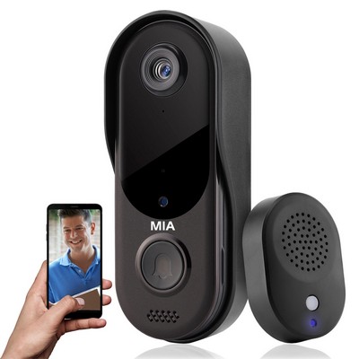 Plastic intelligent HD visual doorbell two-way intercom