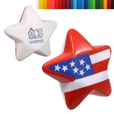 Patriotic Star Stress Ball