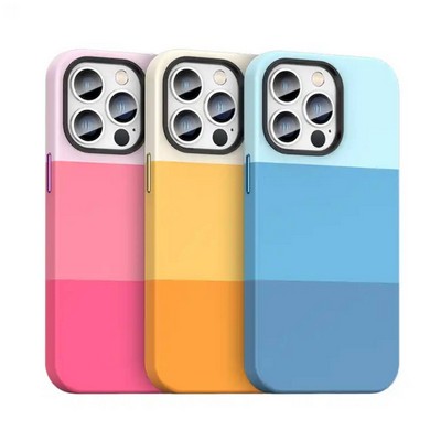 Tricolor Shockproof Mobile Phone Case