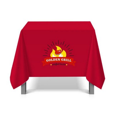 Square Custom Printed Table Throw - All Over Print