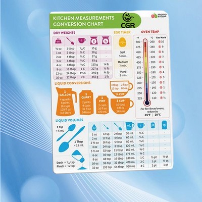 Kitchen Conversion Chart Magnet