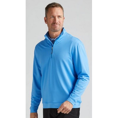 Bermuda Sands® Men's "Trey" French Terry Quarter Zip Pullover Jacket