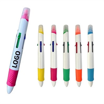 Quatro Pen With Highlighter