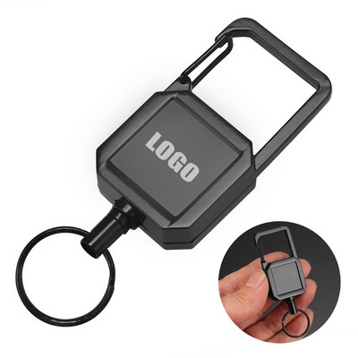 Metal Square Keychain