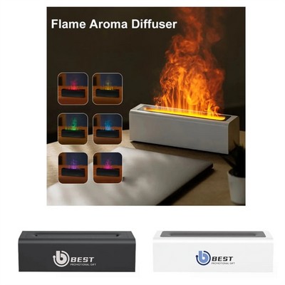 Flame Air Humidifier with Essential Oil Aroma Diffuser