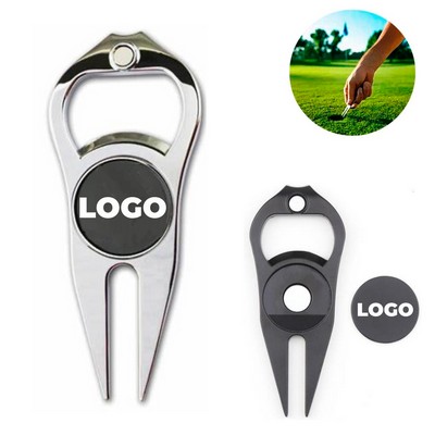 Golf Divot Repair Bottle Opener