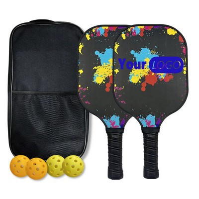 Carbon Fiber Pickleball Paddle Set