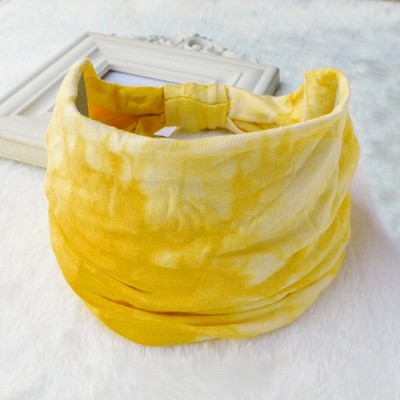 Handmade Tie-Dye Double Layer Extra Wide Headband