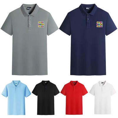 Cotton Short Sleeve Polo Shirt