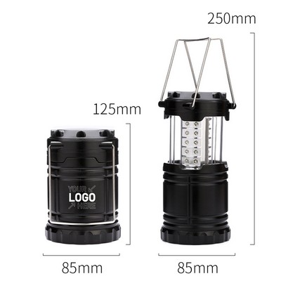 Medium Size Pop Up LED Camping Lantern (3 3/8" D x 5" H)