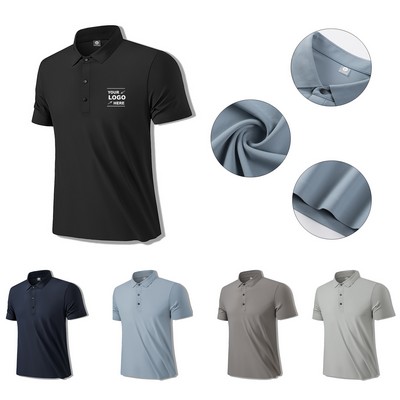 Ice Silk Short Sleeve Polo Shirt