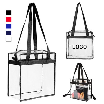 Stadium Approved Clear Messenger Bag